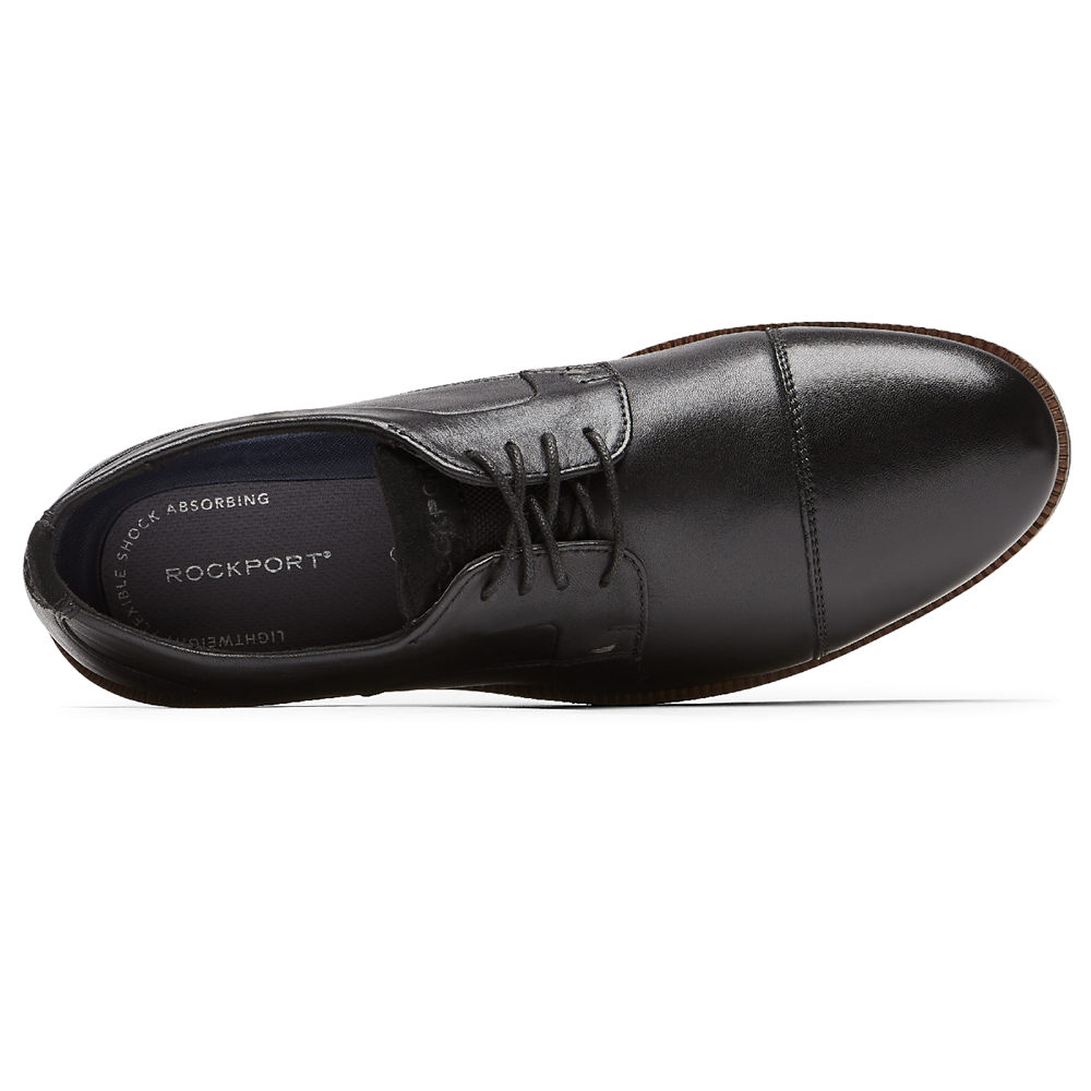 Oxfords Rockport Hombre Mexico - Sharp & Ready 2 Cap Toe Negros - DXBQO5138